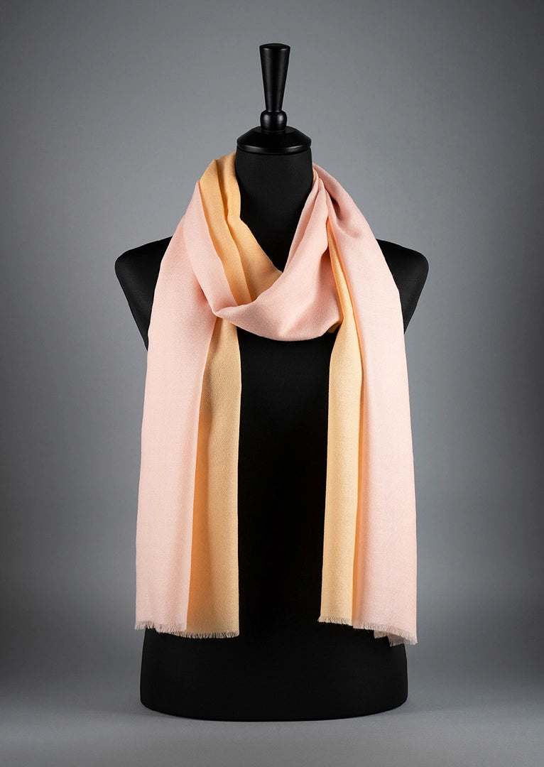 KASCHMIR-SCHAL Blush · Vanille