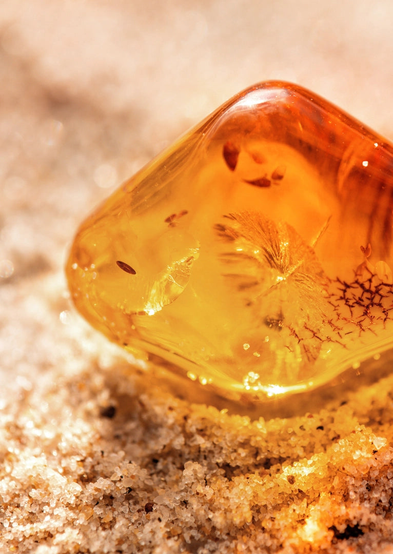 KASCHMIR-SCHAL Amber · Kupfer · Gras