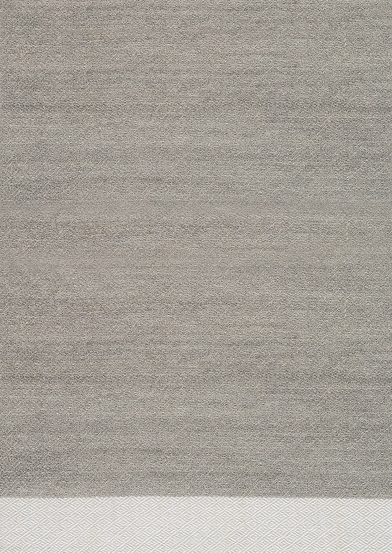 KASCHMIR-SCHAL Nebelgrau · Creme