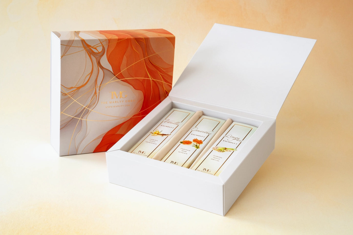 GESCHENK-SET RAUMDUFT-SPRAYS 3 x 50 ml: Vanilla · Osmanthus · Lemongrass